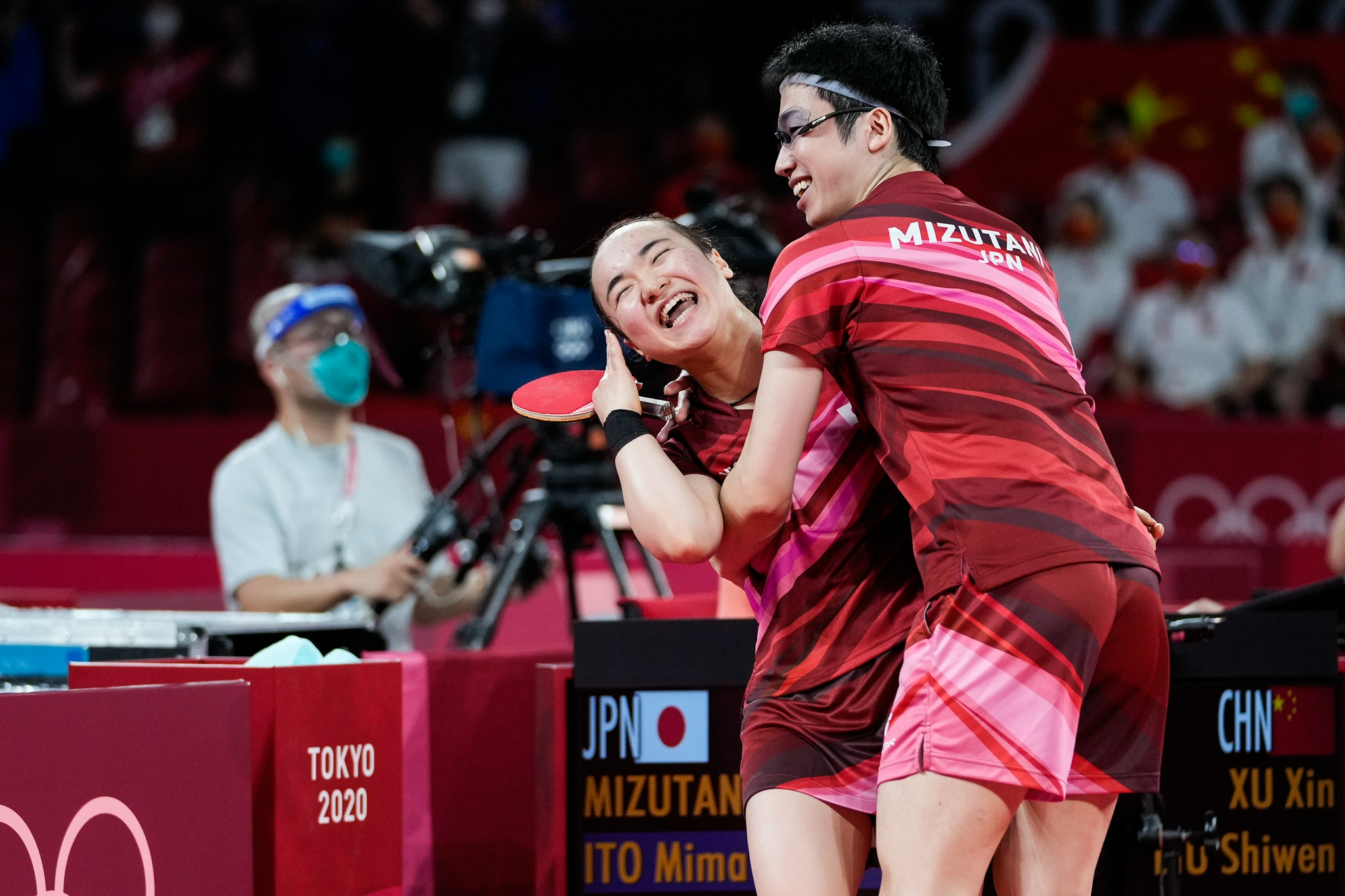 包含日本乒乓球队力克奥地利乒乓球队，水谷隼制霸全场的词条